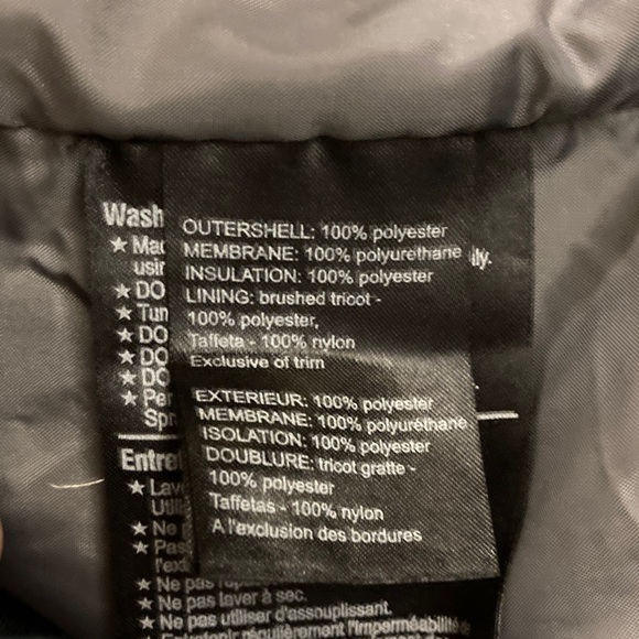 Burton Black Pinstripe Men's Ski Jacket XL - Picture 7 of 7